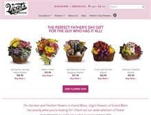 Tablet Screenshot of grandblancflorist.com